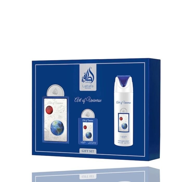 lattafa pride art of nature edp 100ml 3 piece gift set